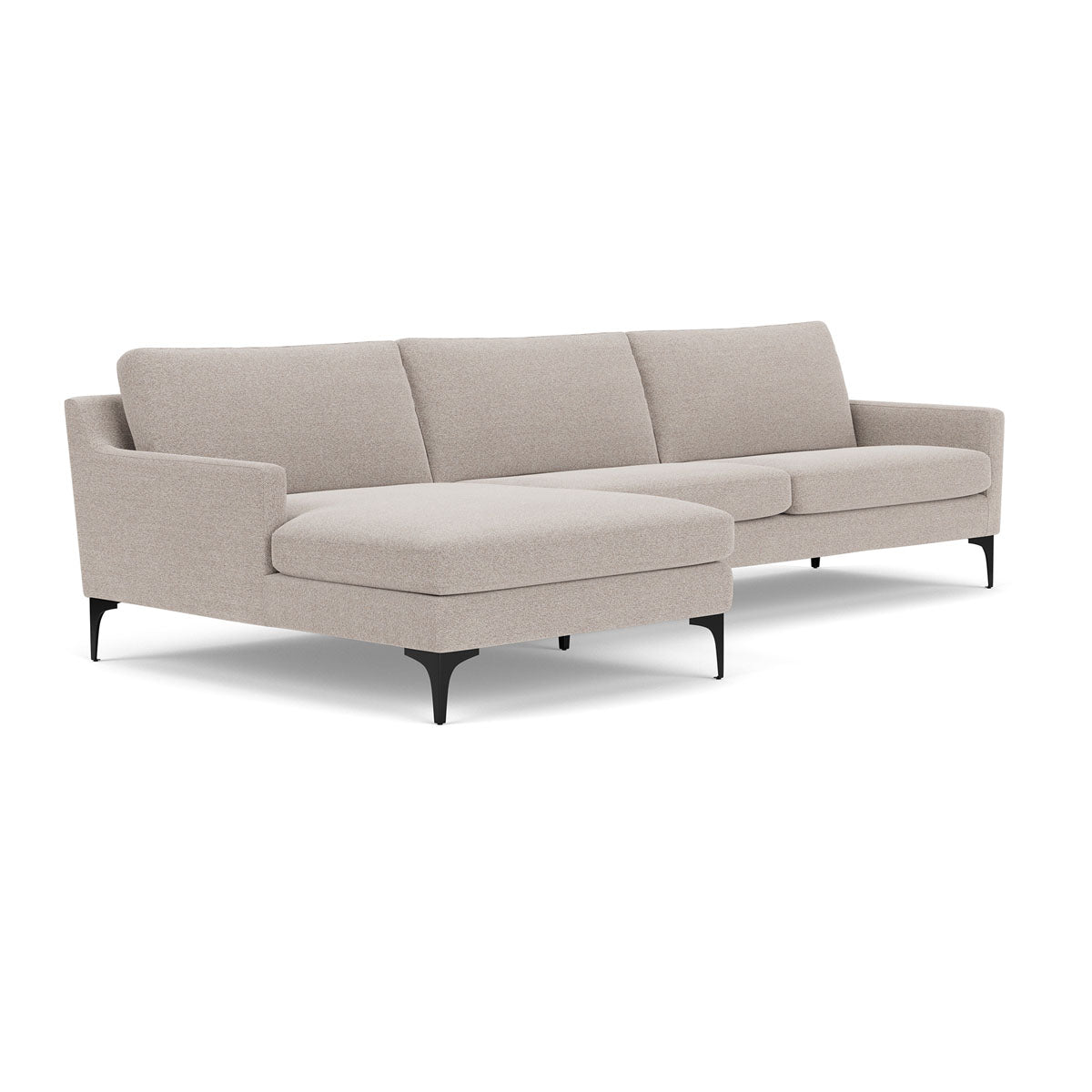 Astha Fabric Left Chaise Sofa