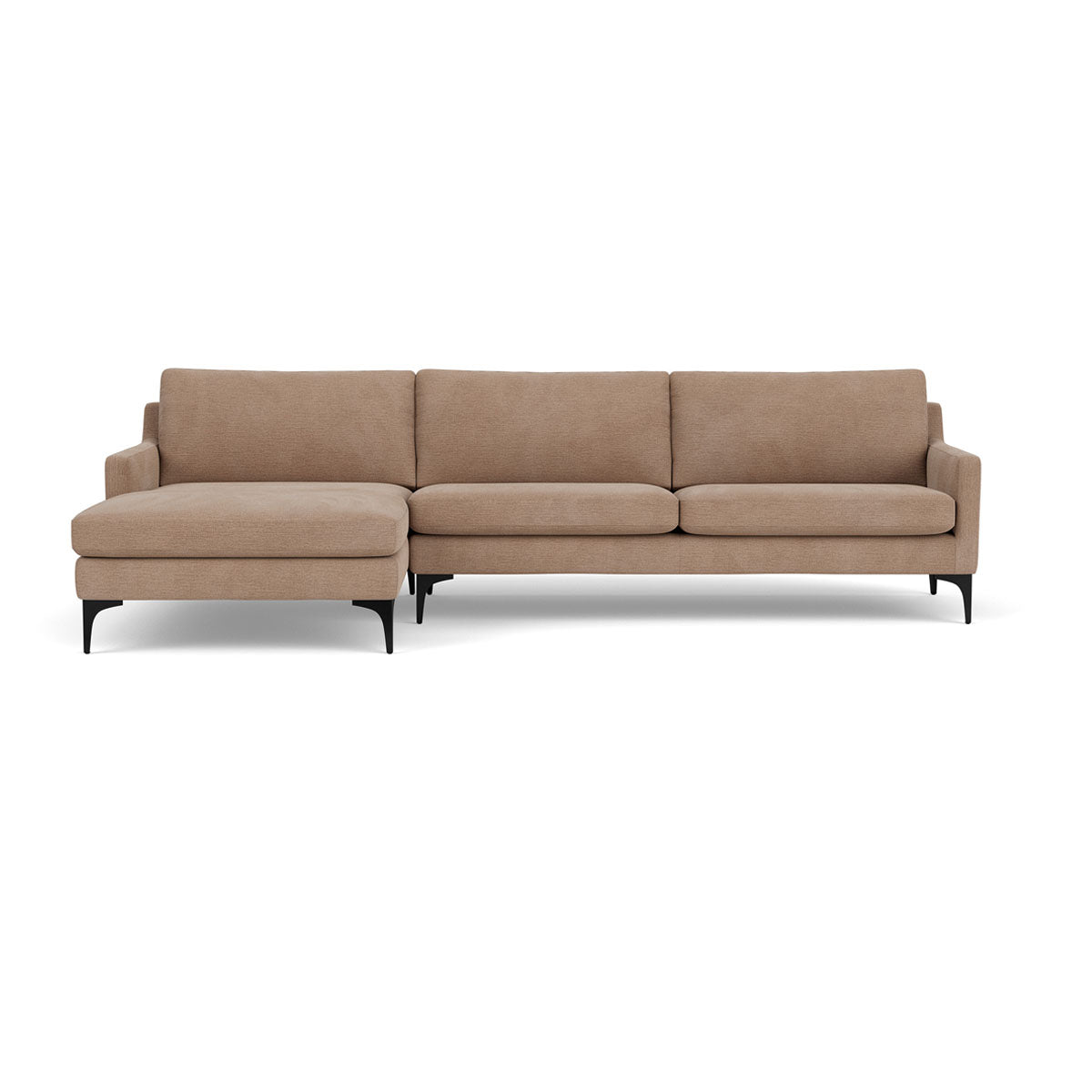 Astha Fabric Left Chaise Sofa