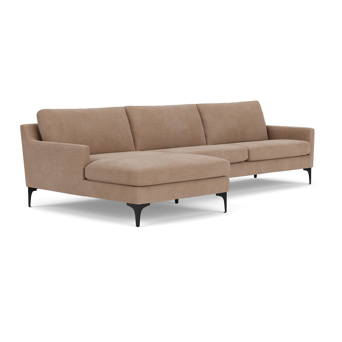 Astha Fabric Left Chaise Sofa