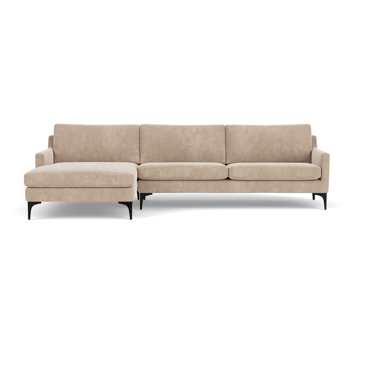 Astha Fabric Left Chaise Sofa