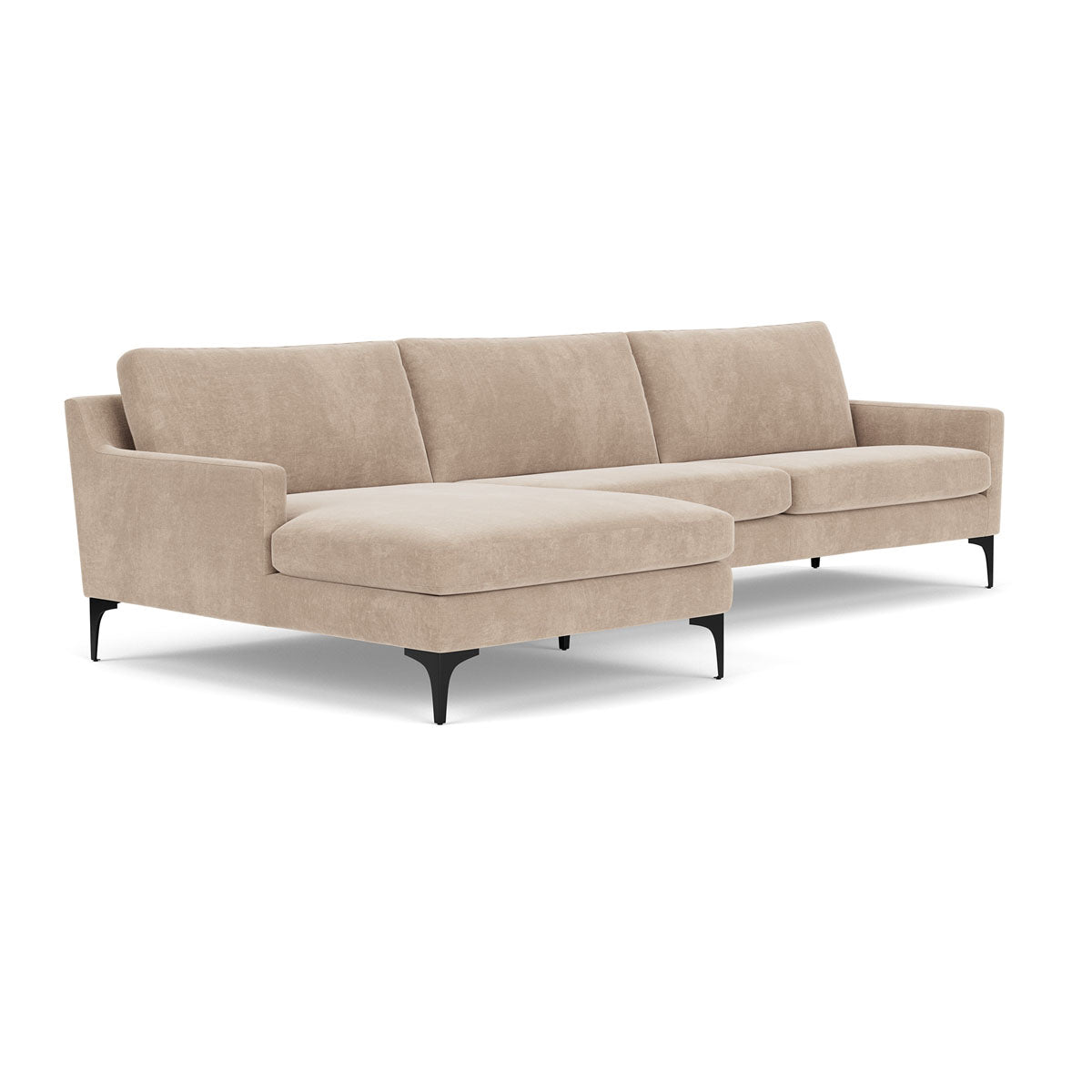 Astha Fabric Left Chaise Sofa