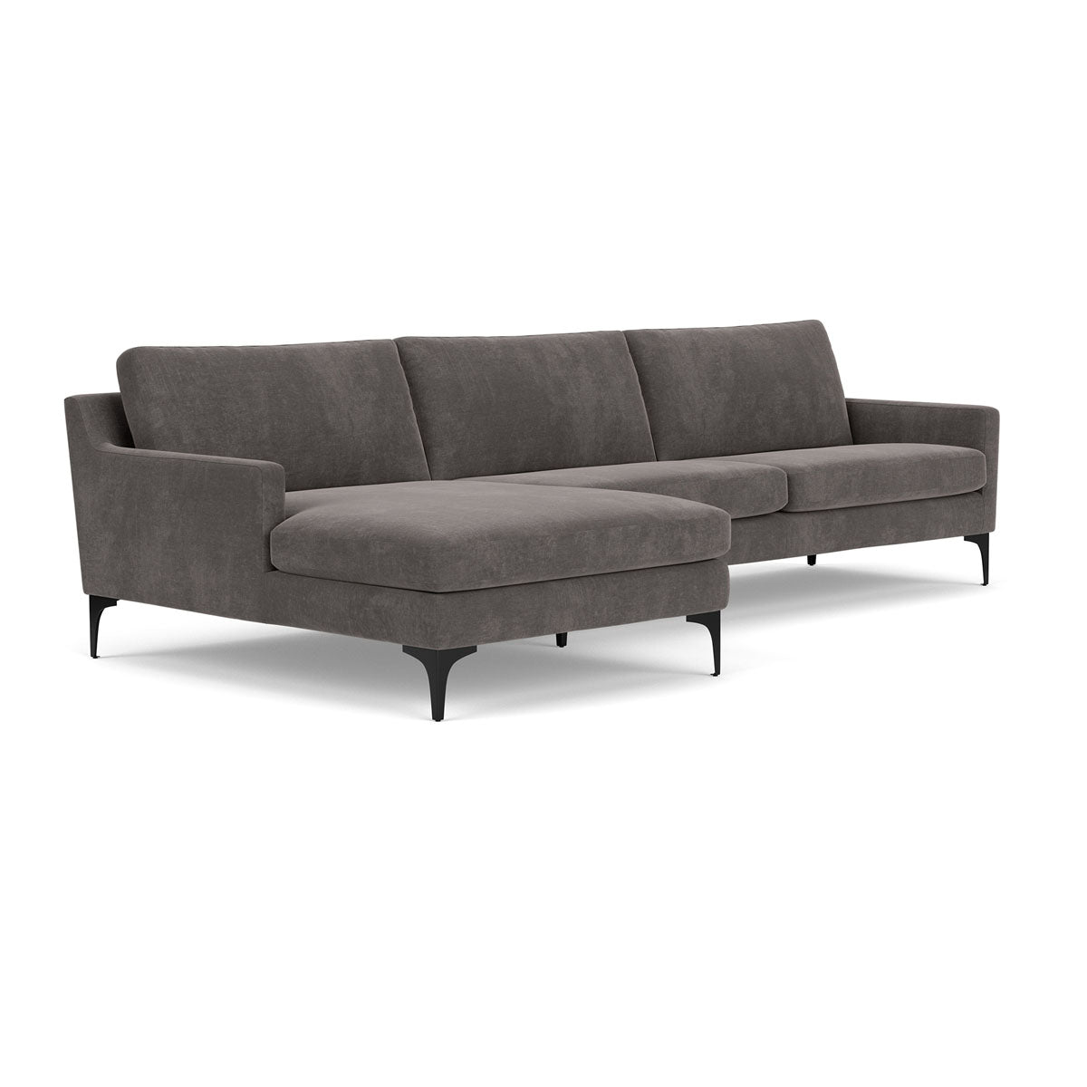 Astha Fabric Left Chaise Sofa