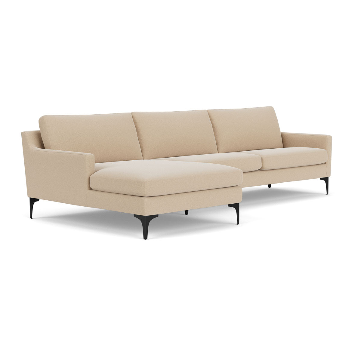 Astha Fabric Left Chaise Sofa