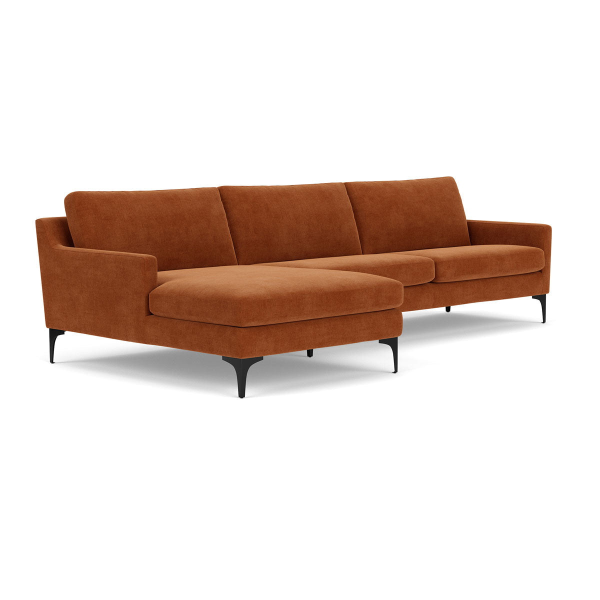 Astha Fabric Left Chaise Sofa