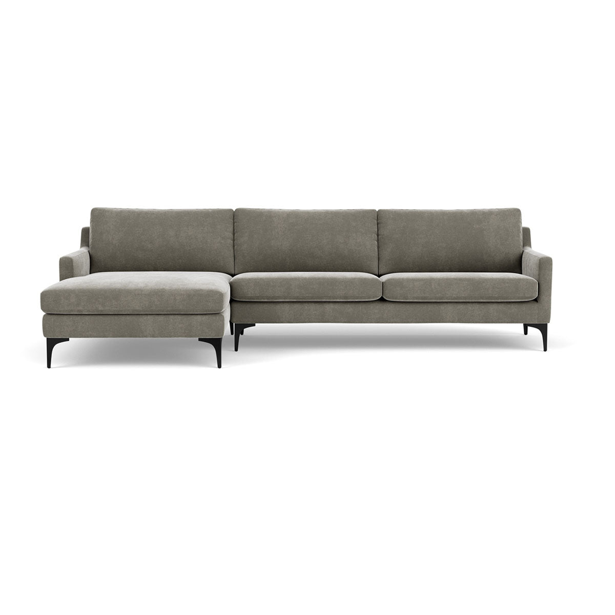 Astha Fabric Left Chaise Sofa