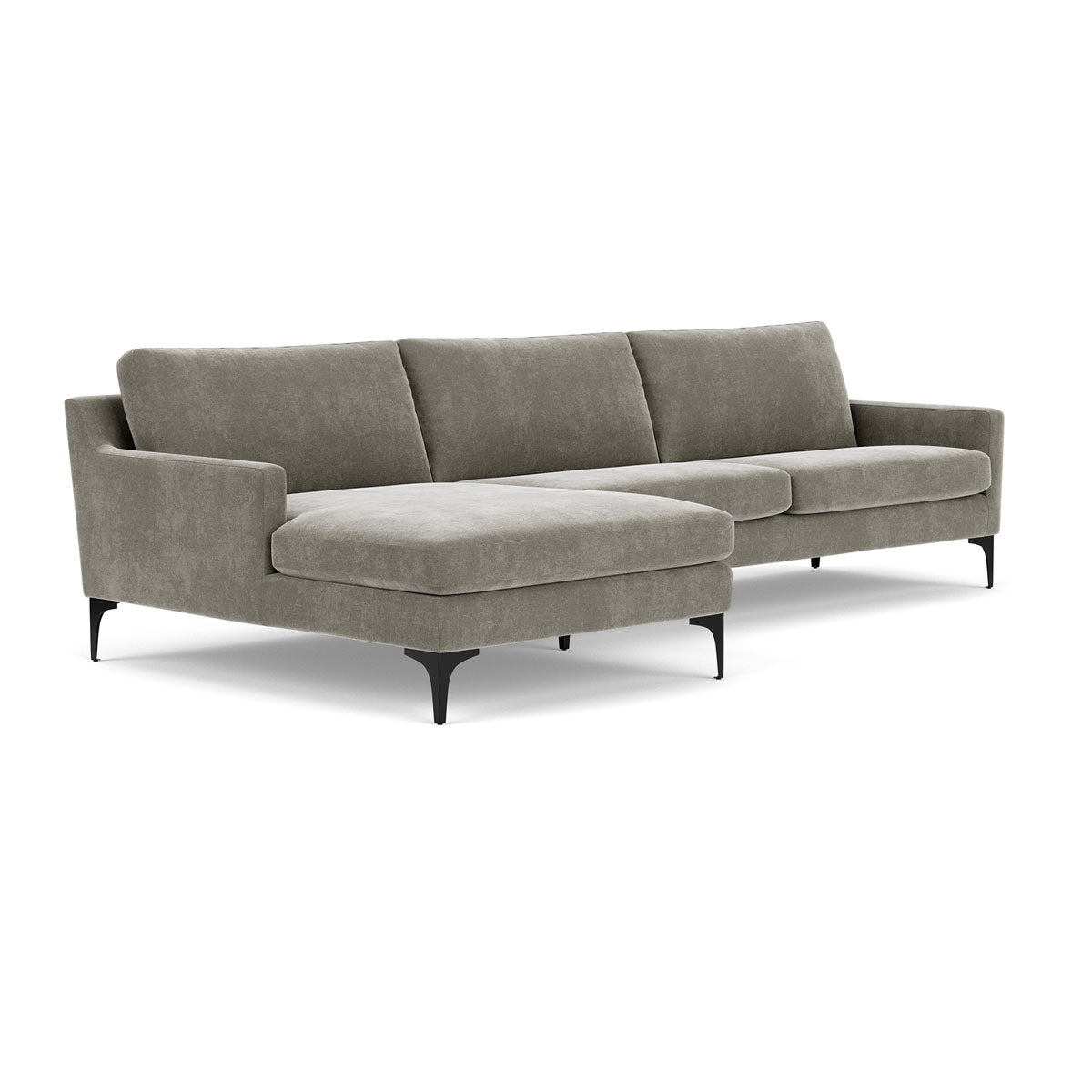 Astha Fabric Left Chaise Sofa