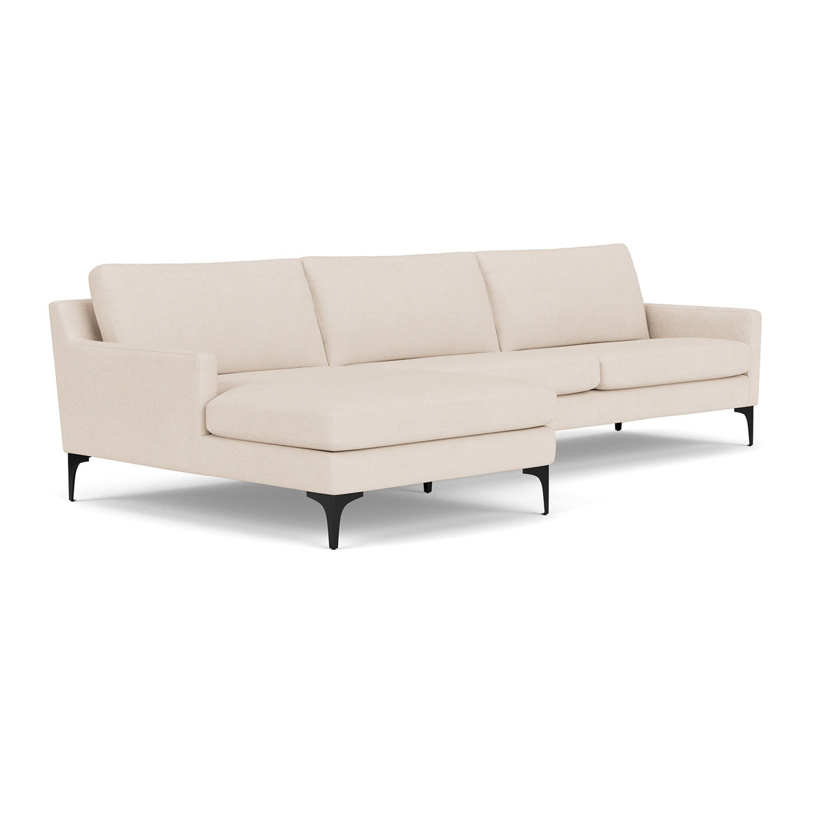 Astha Fabric Left Chaise Sofa