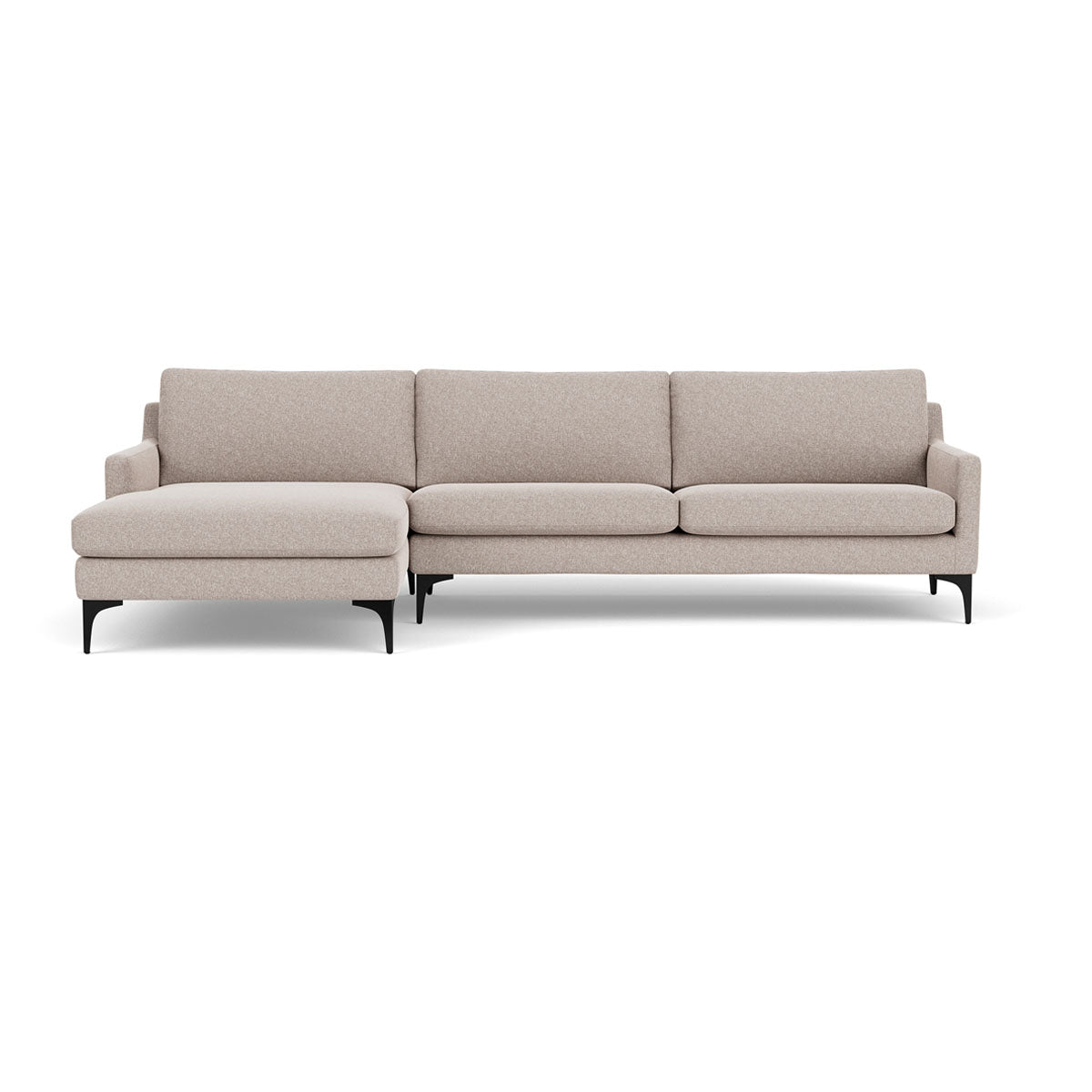 Astha Fabric Left Chaise Sofa