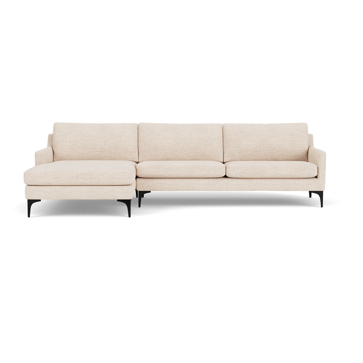 Astha Fabric Left Chaise Sofa