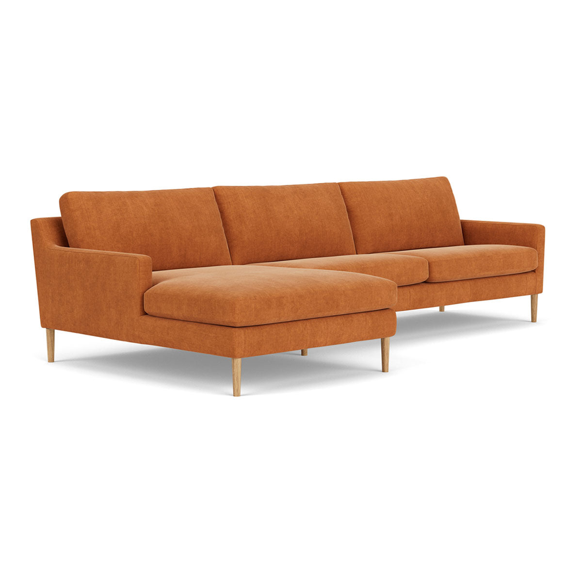 Astha Fabric Left Chaise Sofa