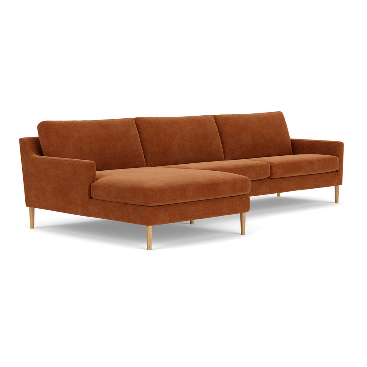 Astha Fabric Left Chaise Sofa