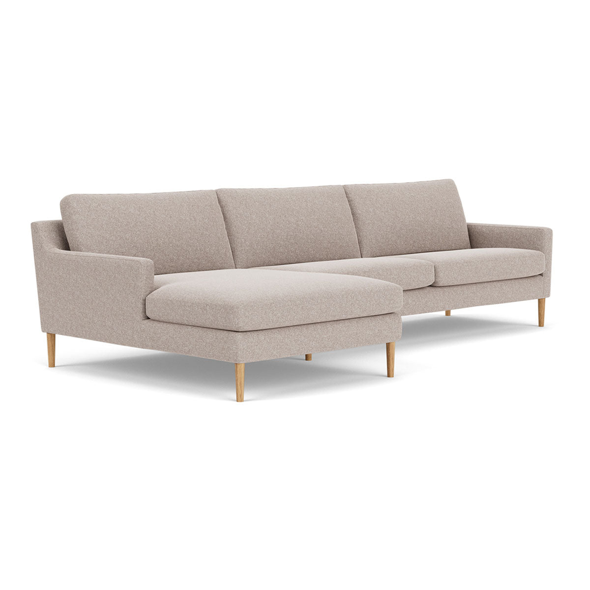Astha Fabric Left Chaise Sofa