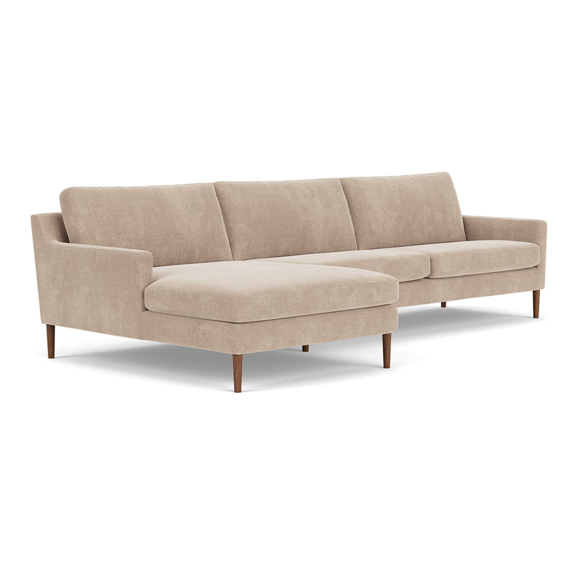 Astha Fabric Left Chaise Sofa