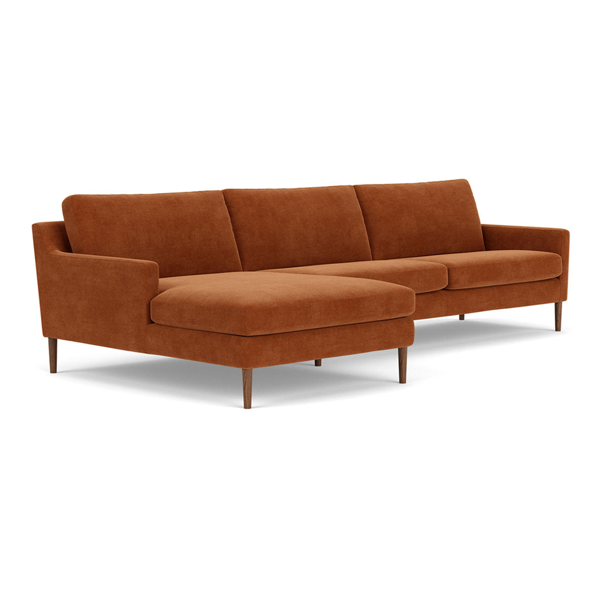 Astha Fabric Left Chaise Sofa