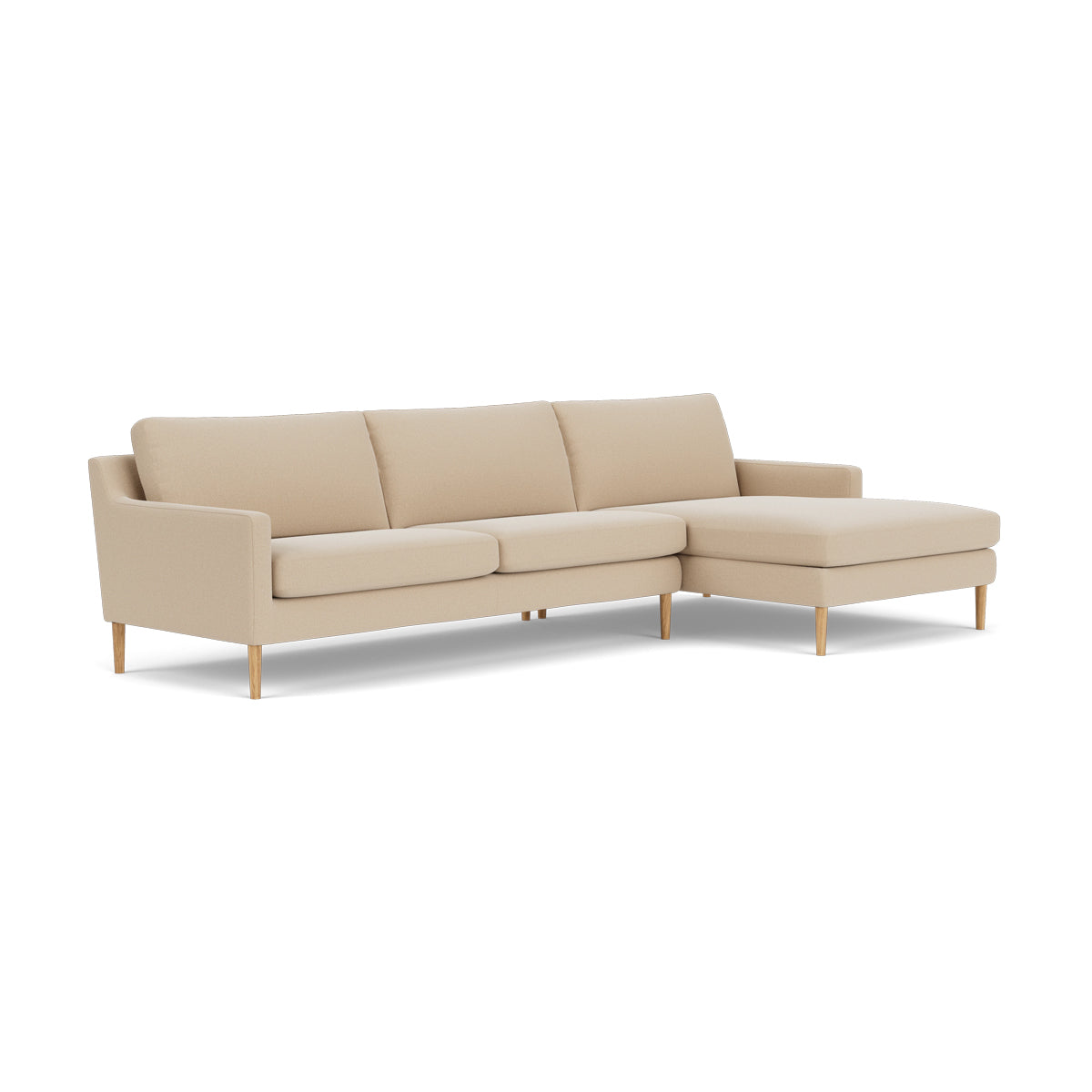 Astha Fabric Right Chaise Sofa