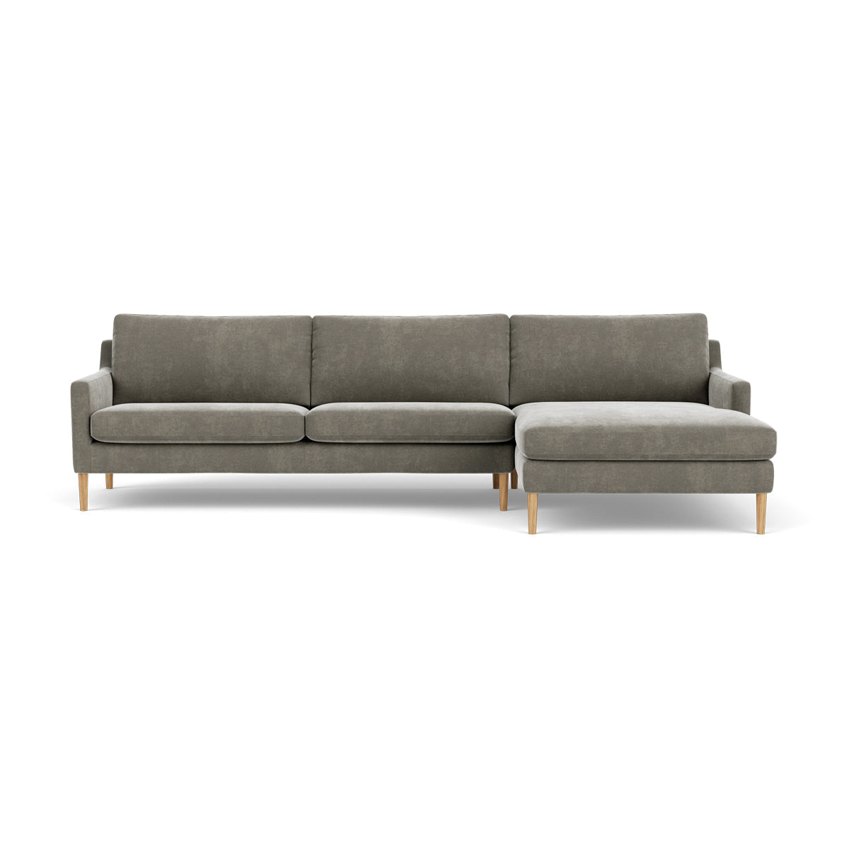 Astha Fabric Right Chaise Sofa