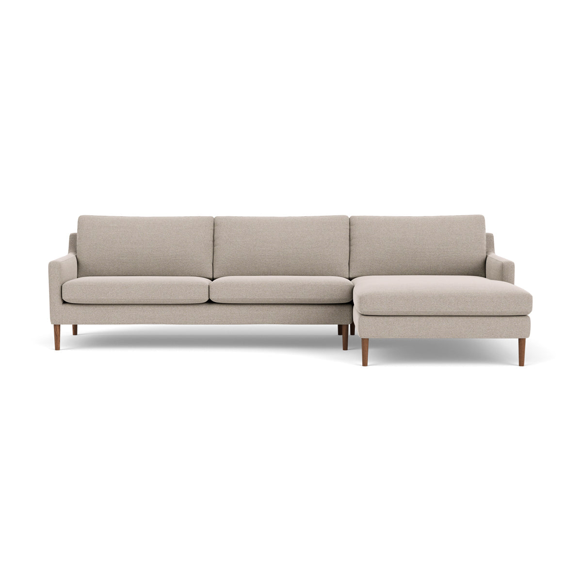 Astha Fabric Right Chaise Sofa