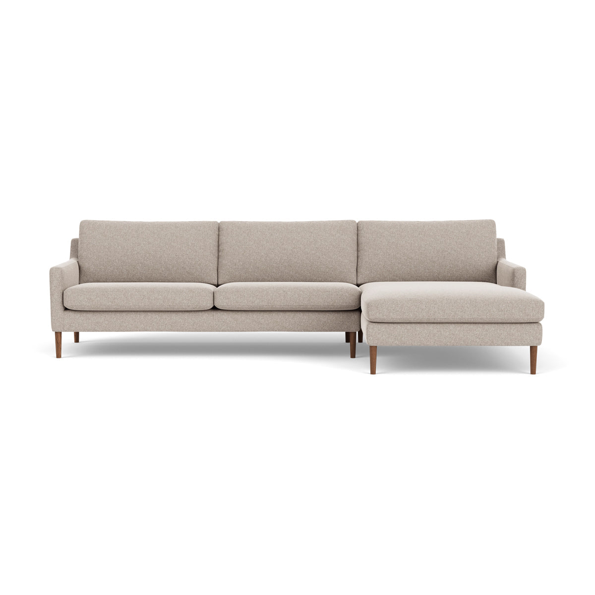 Astha Fabric Right Chaise Sofa