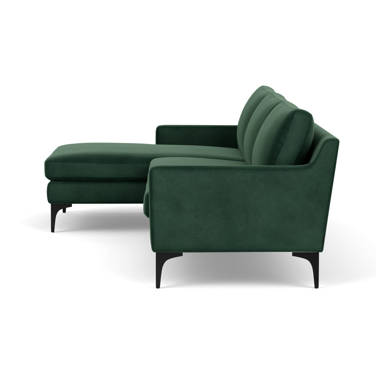 Astha Velvet Left Chaise Sofa