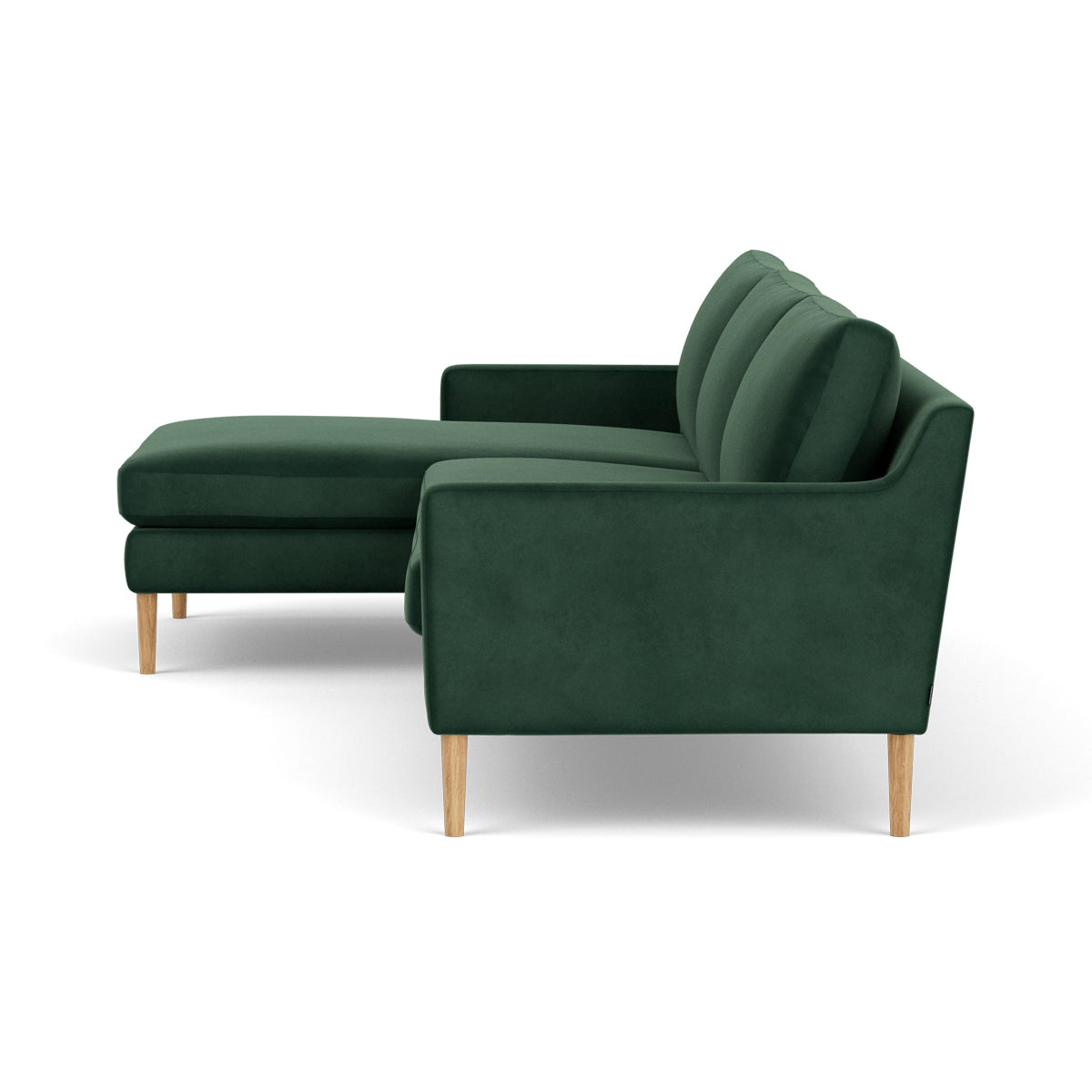 Astha Velvet Left Chaise Sofa