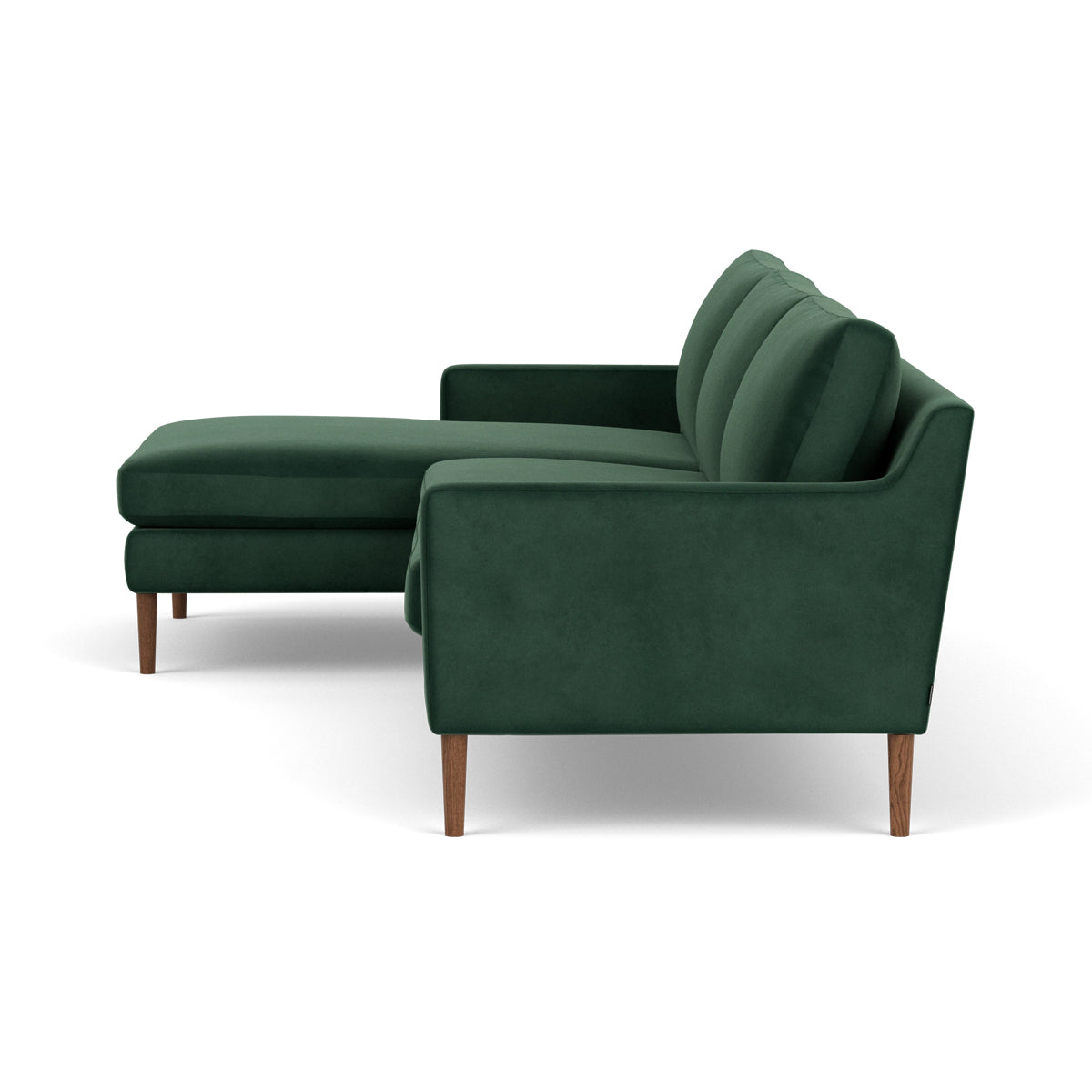 Astha Velvet Left Chaise Sofa