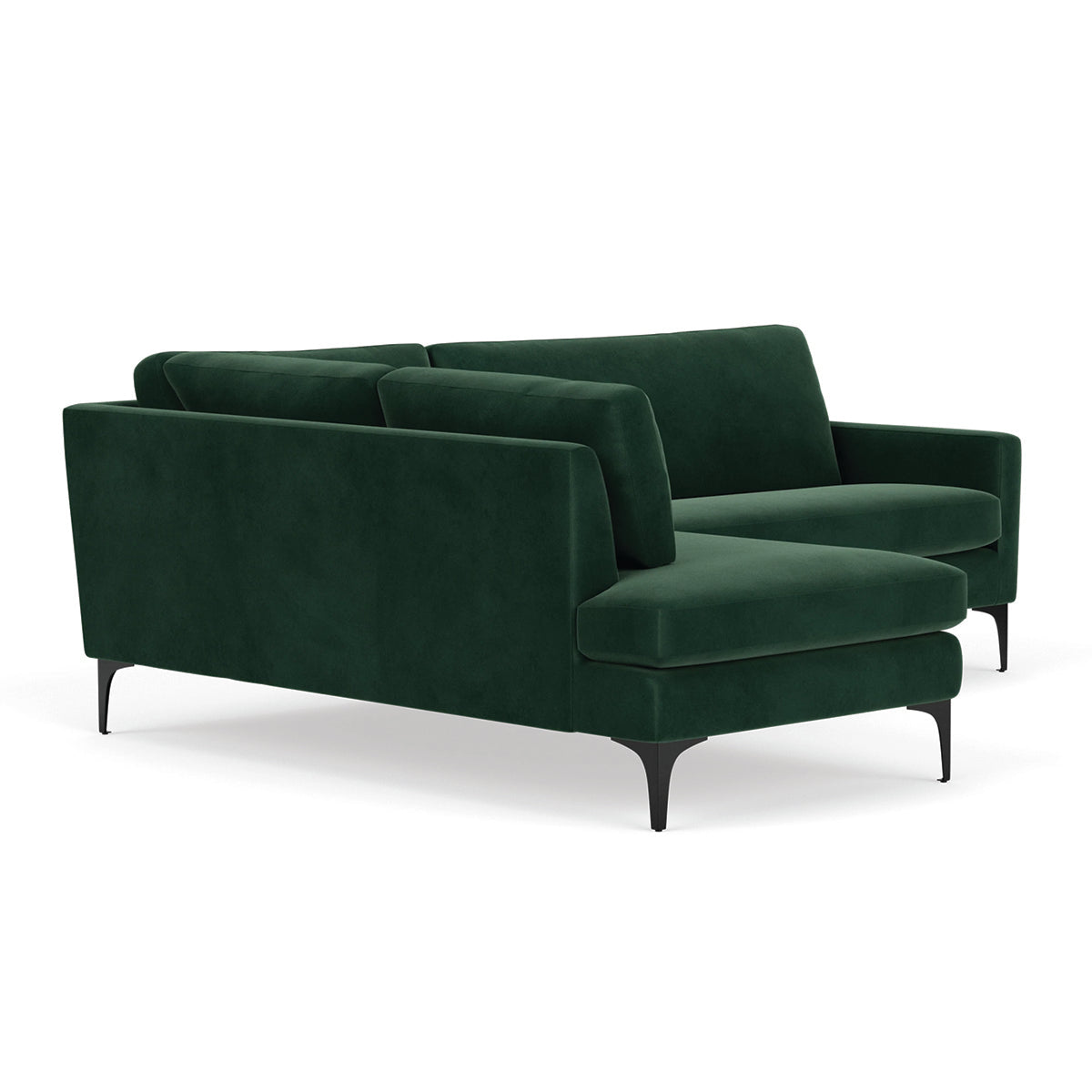 Astha Velvet Left Corner Sofa