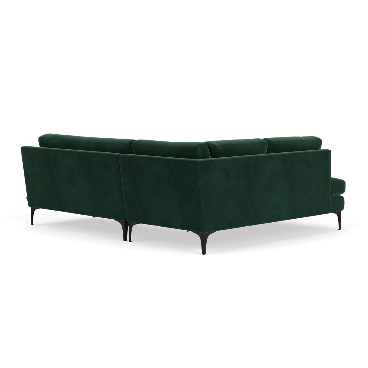 Astha Velvet Left Corner Sofa