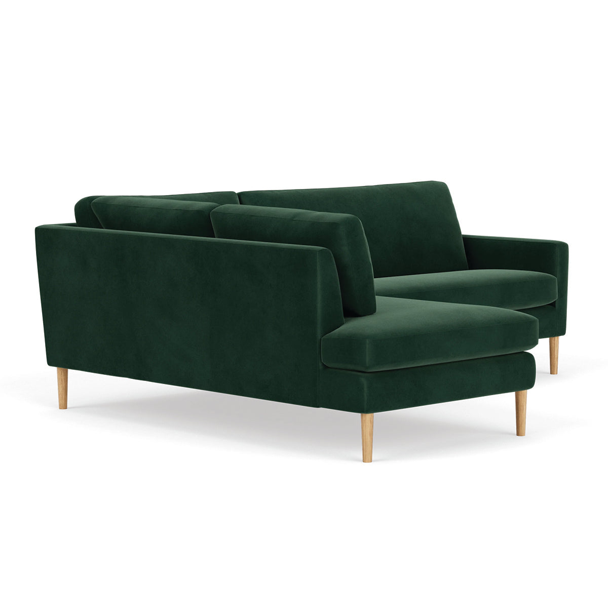 Astha Velvet Left Corner Sofa