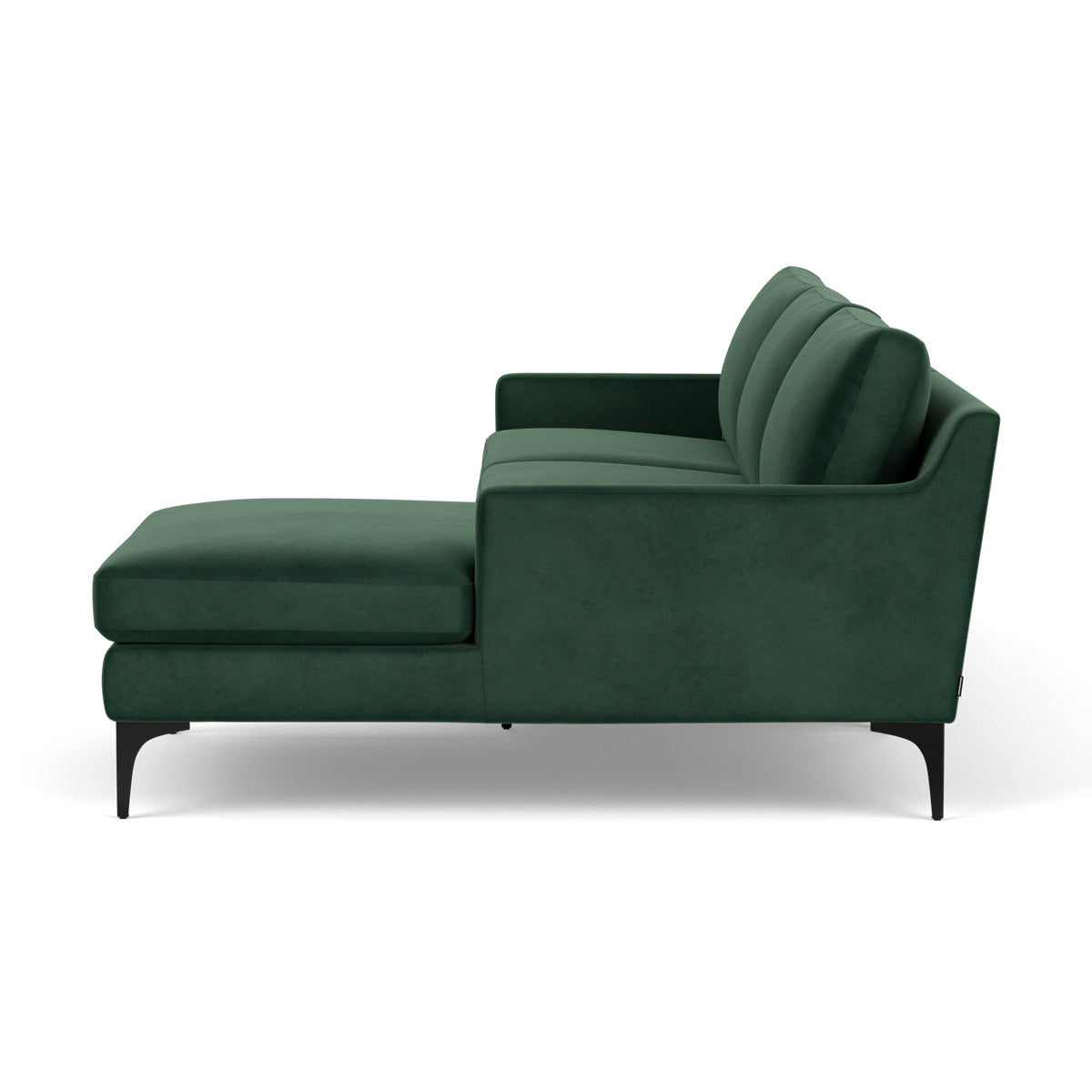 Astha Velvet Right Chaise Sofa