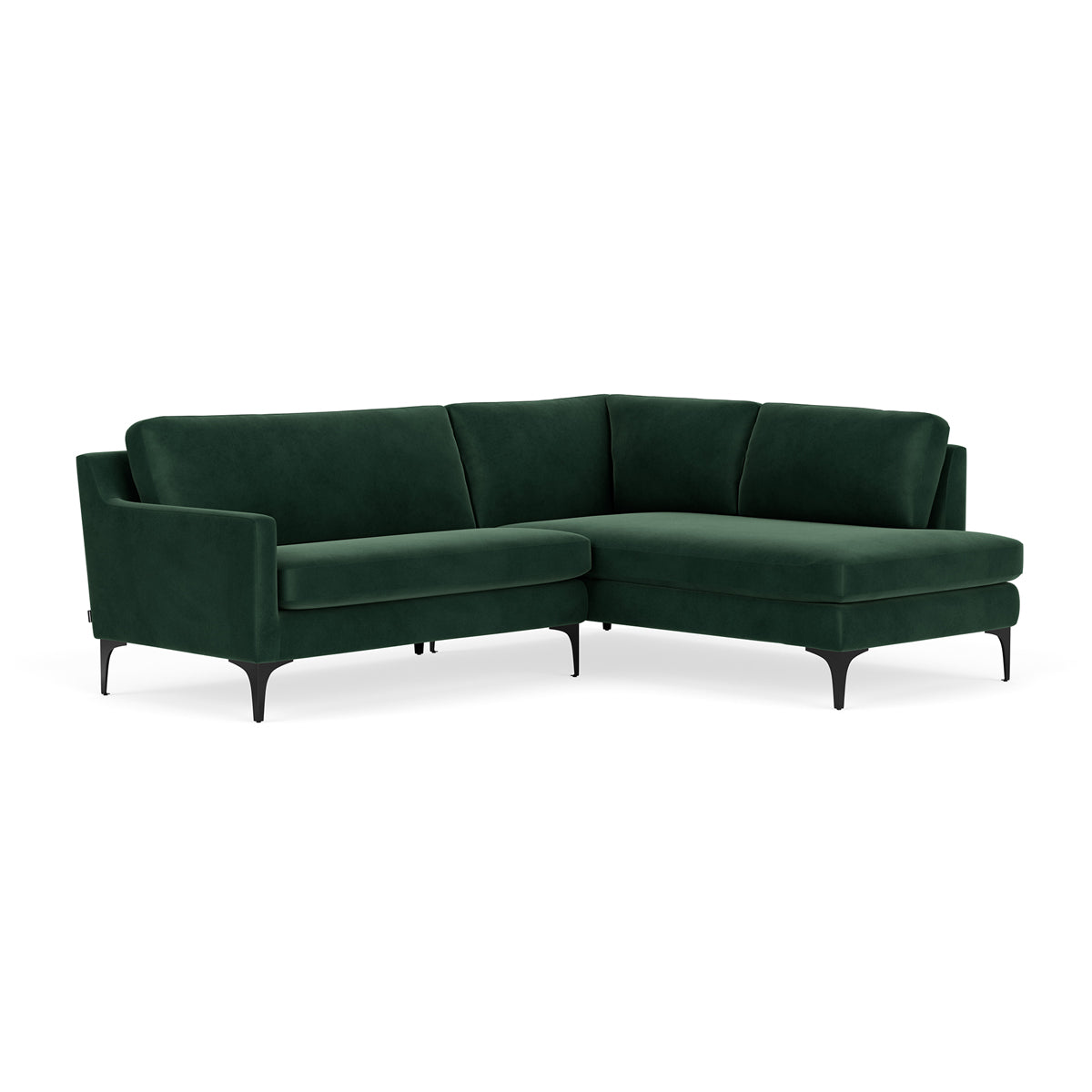 Astha Velvet Right Corner Sofa