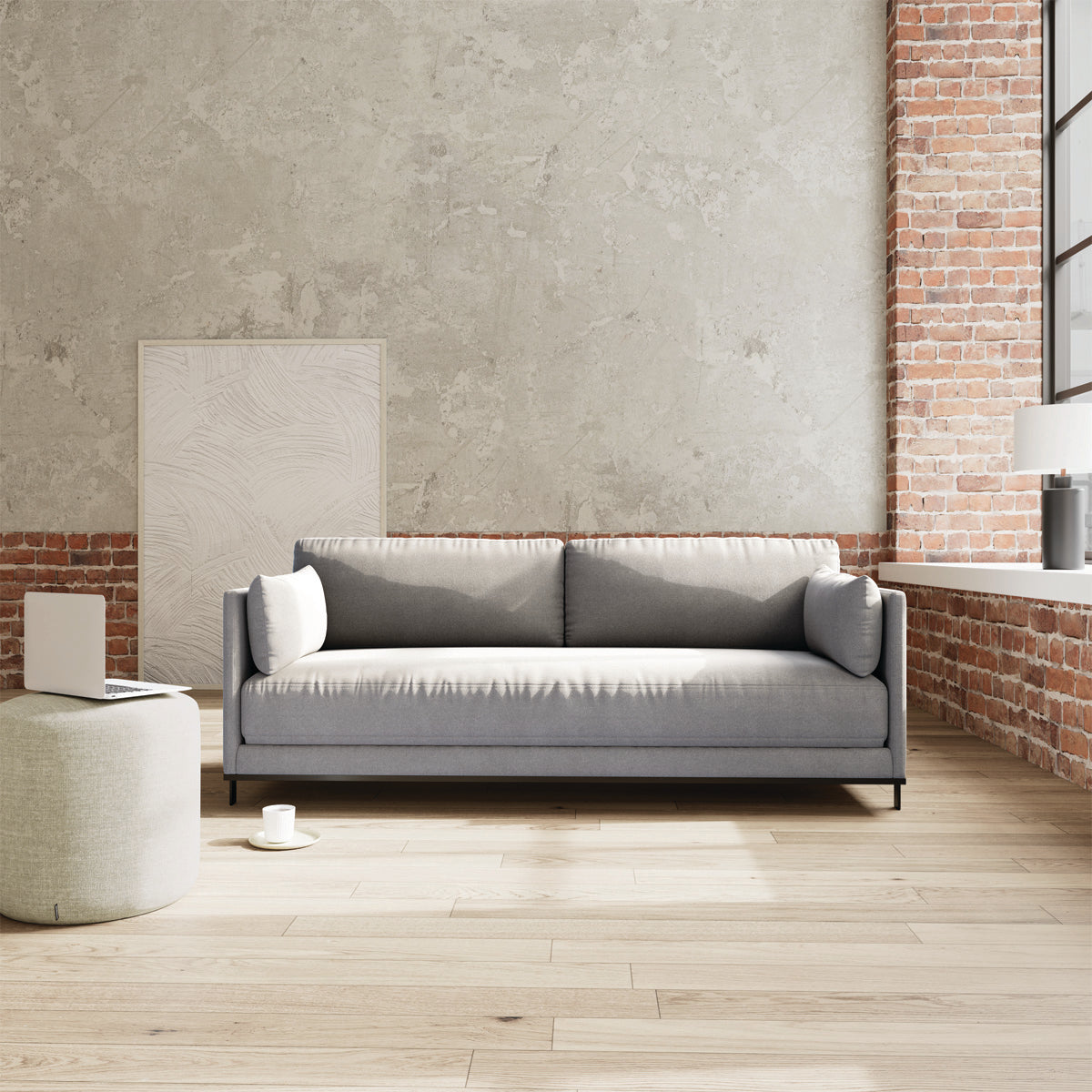 Chill Fabric 3 Seater Sofa Bed