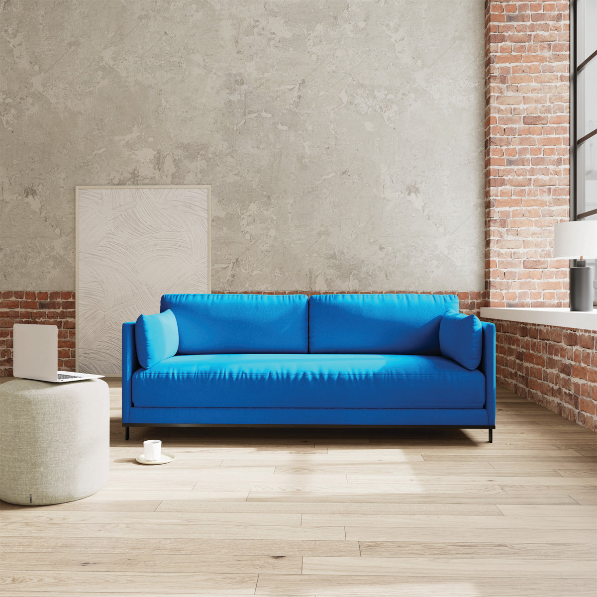 Chill Fabric 3 Seater Sofa Bed