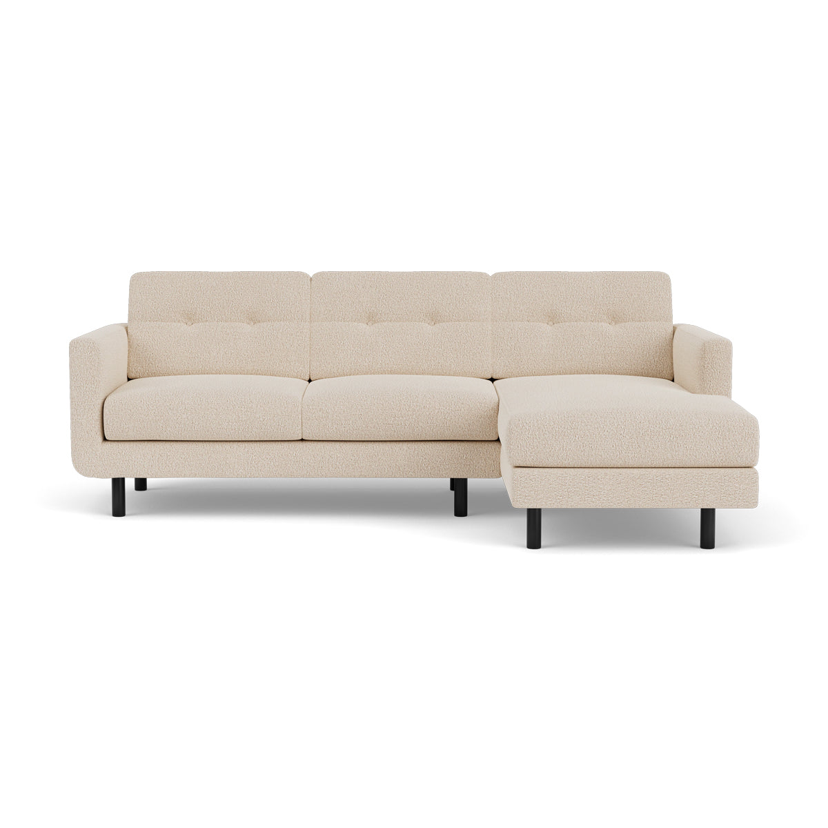 Conrad Boucle Right Chaise Sofa