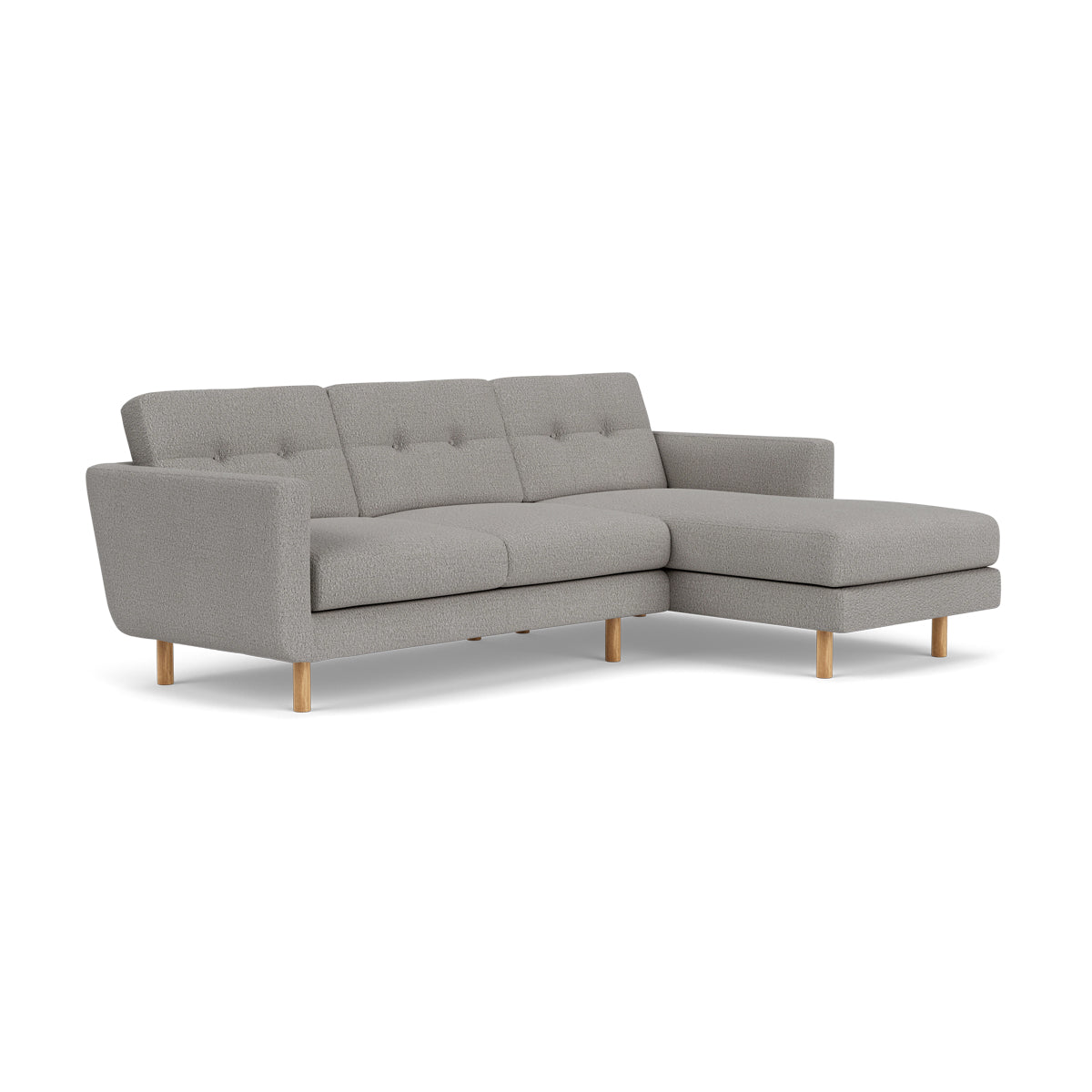 Conrad Boucle Right Chaise Sofa