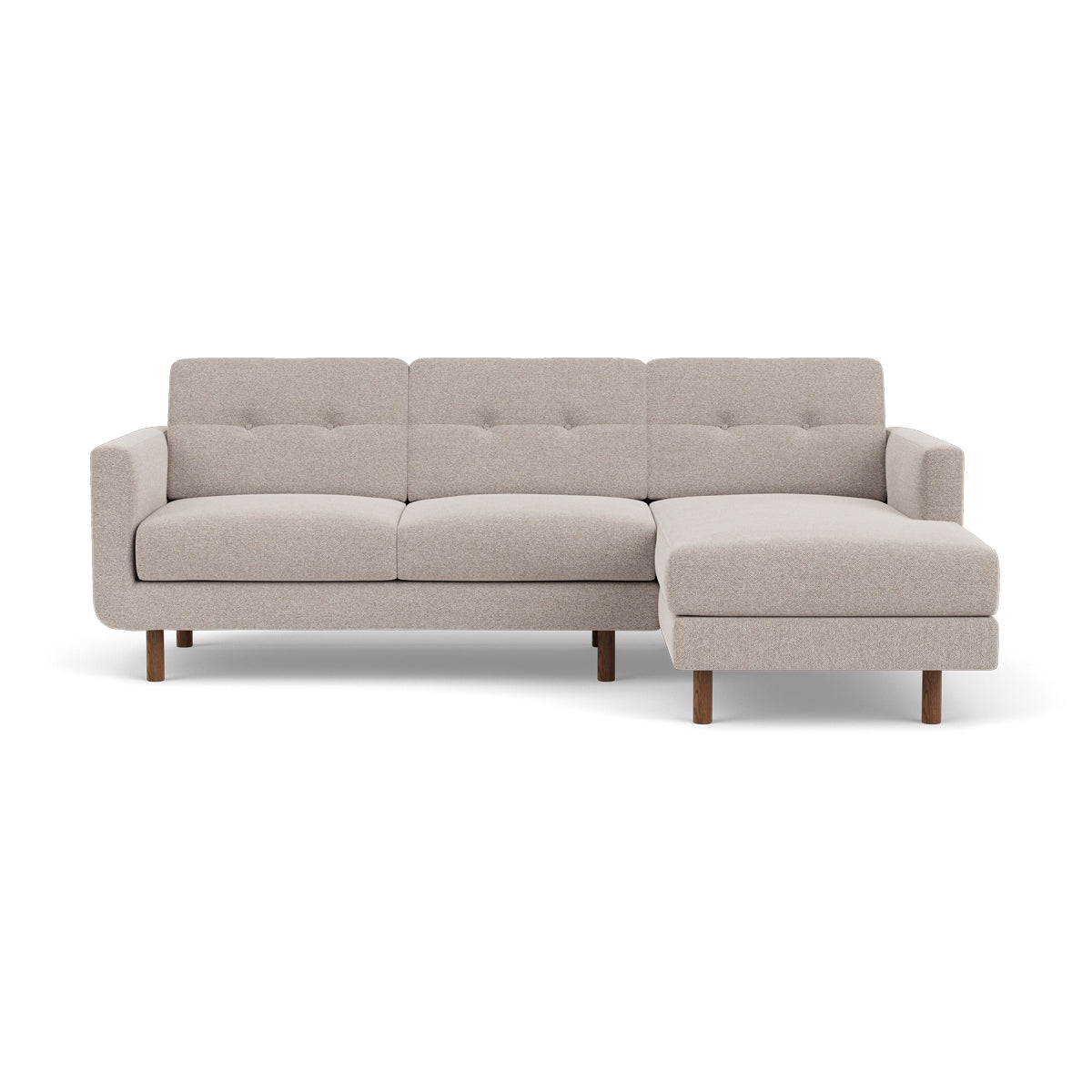 Conrad Fabric Right Chaise Sofa