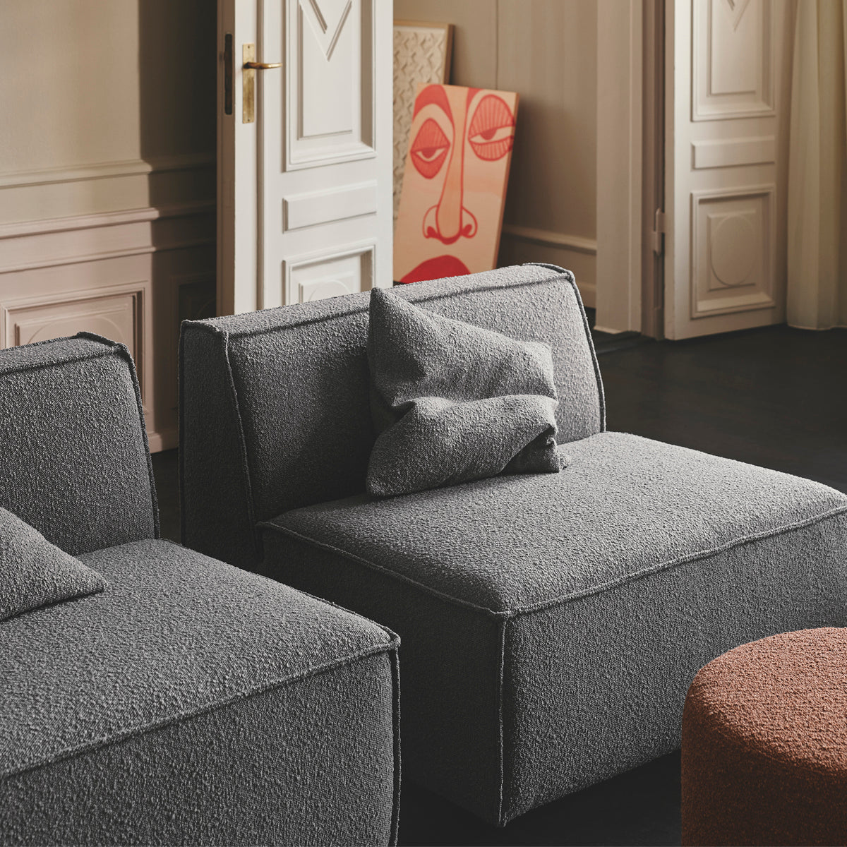 Dane 1 Seater Right Chaise Modular Sofa