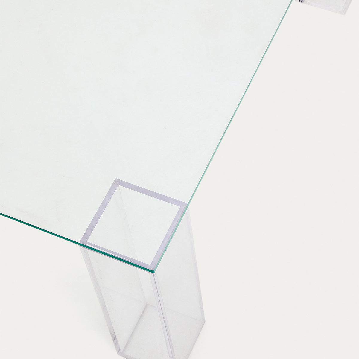 Adularia Glass Square Coffee Table