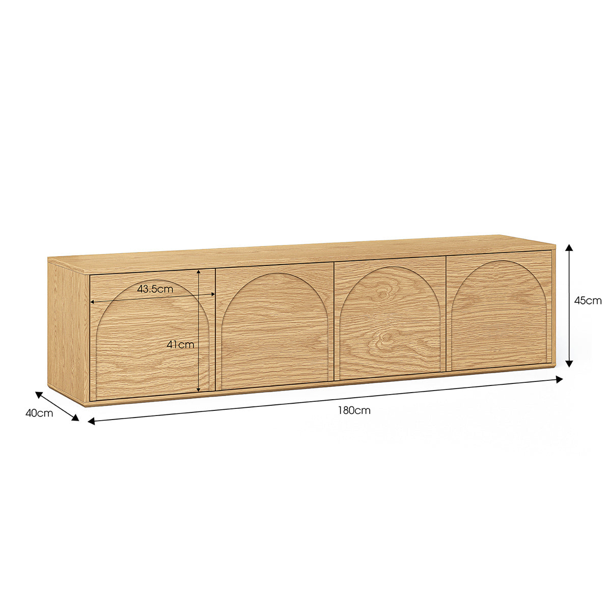 Aurora 4 Door TV Unit