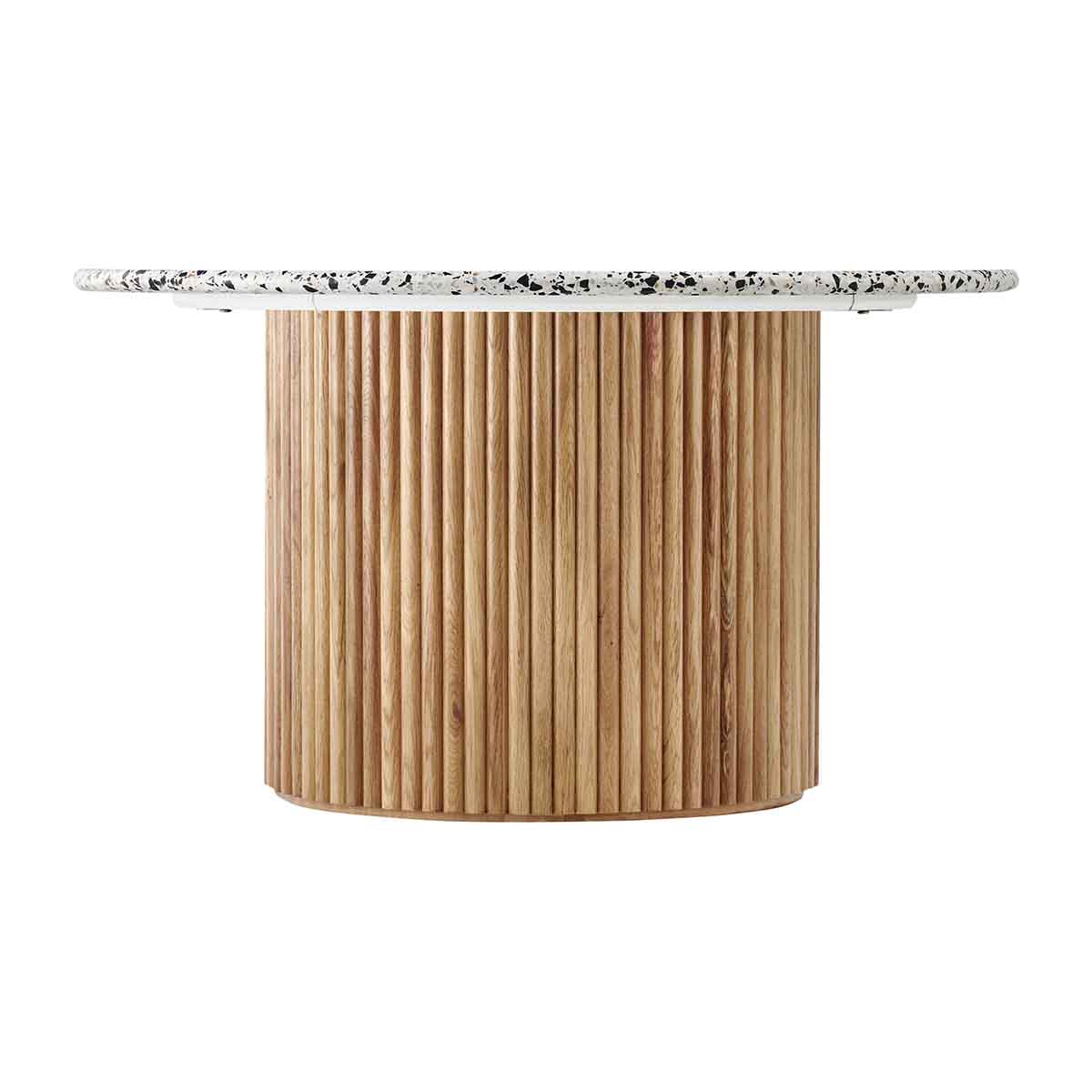 Cosmos Coffee Table (Oak, Terrazzo, 85cm)