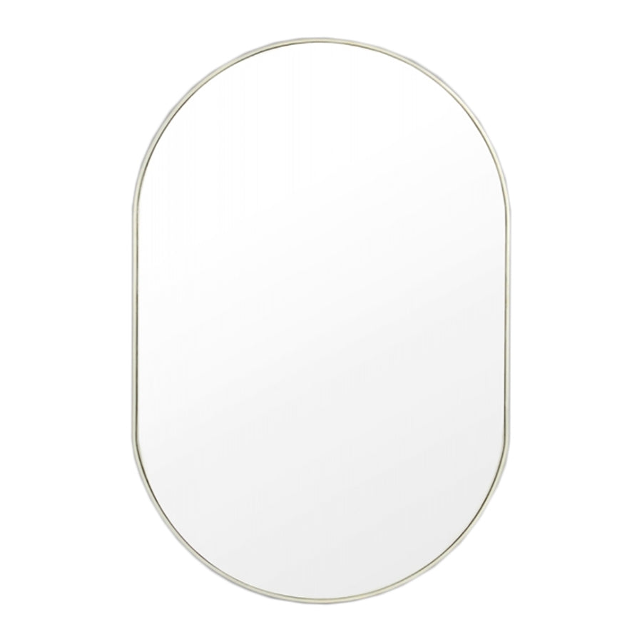 Bjorn Oval Mirror (Silver)