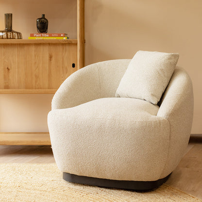 Avalon Boucle Swivel Armchair