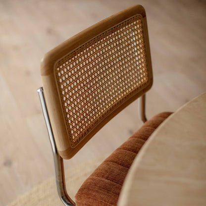 Blake Rattan Fabric Dining Chair