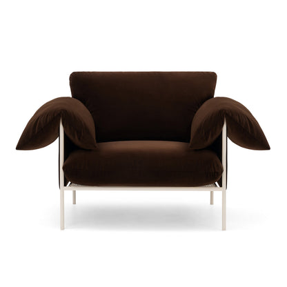 Alva Nougat Frame Armchair