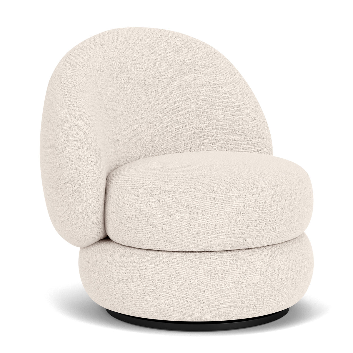 Alma Boucle Swivel Armchair