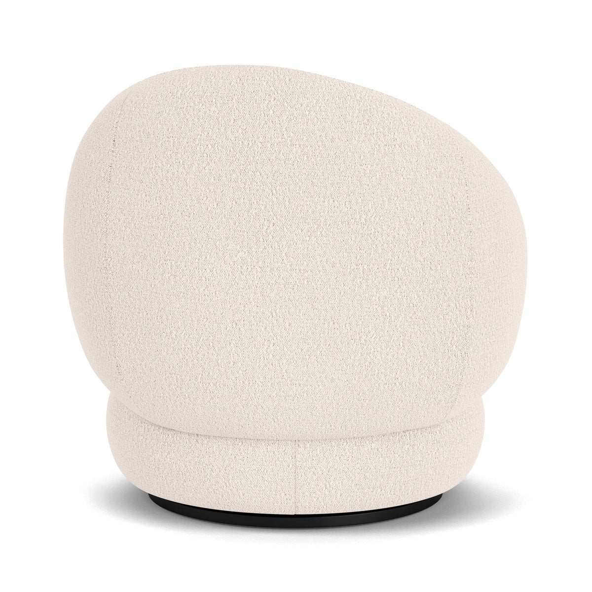 Alma Boucle Swivel Armchair
