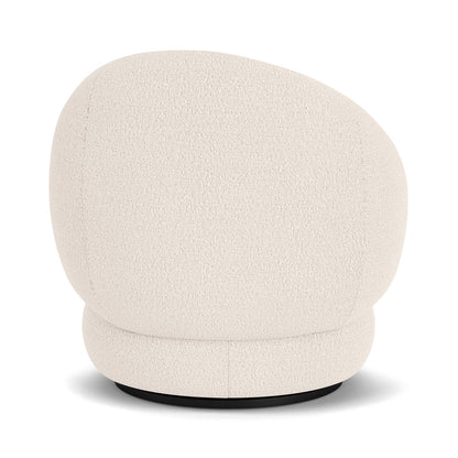Alma Boucle Swivel Armchair