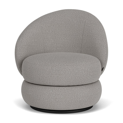 Alma Boucle Swivel Armchair