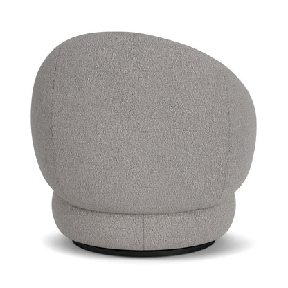 Alma Boucle Swivel Armchair