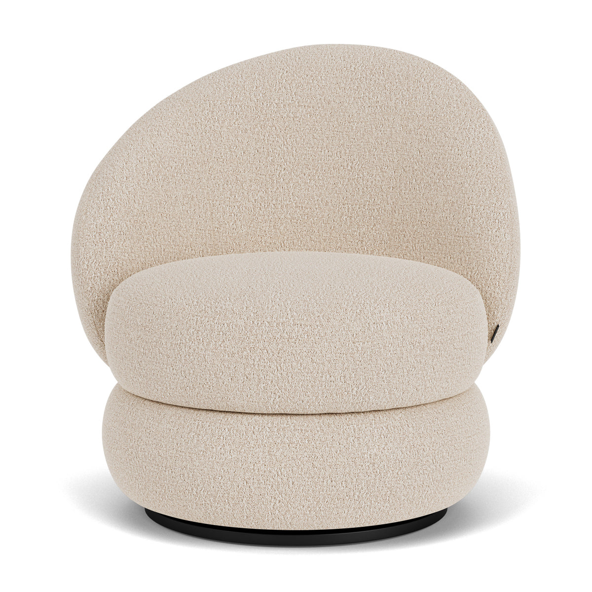 Alma Boucle Swivel Armchair