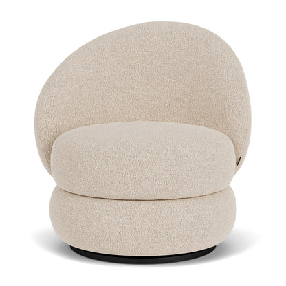 Alma Boucle Swivel Armchair